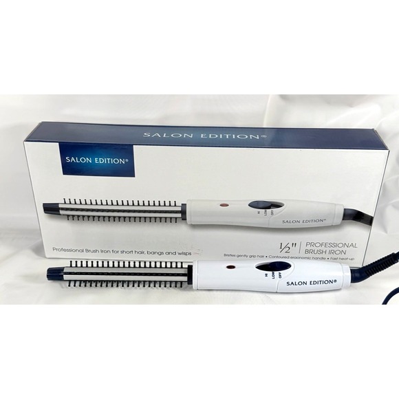 Salon Edition Other - Salon Edition Professional Brush Curling Iron for Short Hair 1/2" Barrel New